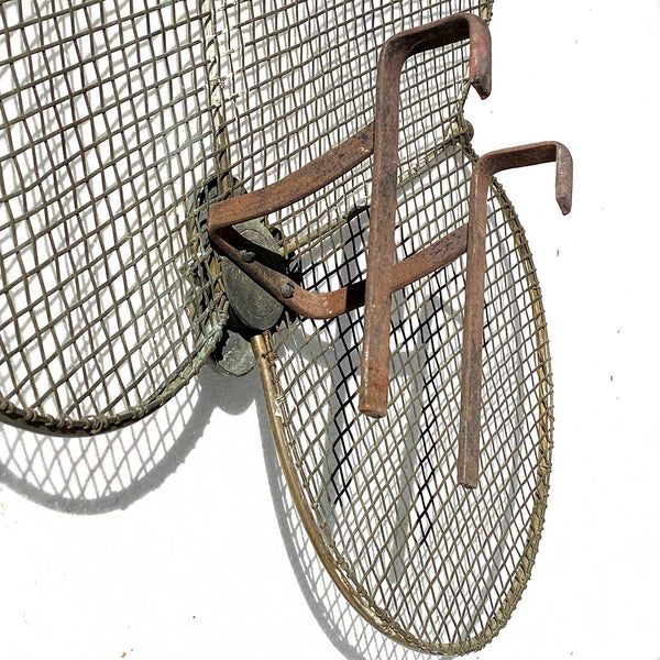 English Georgian Brass and Iron Fireplace Spark Guard Hook-On Screen