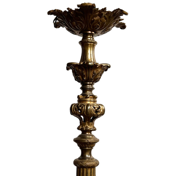 French Baroque Style Bronze Mazarin Six-Light Chandelier