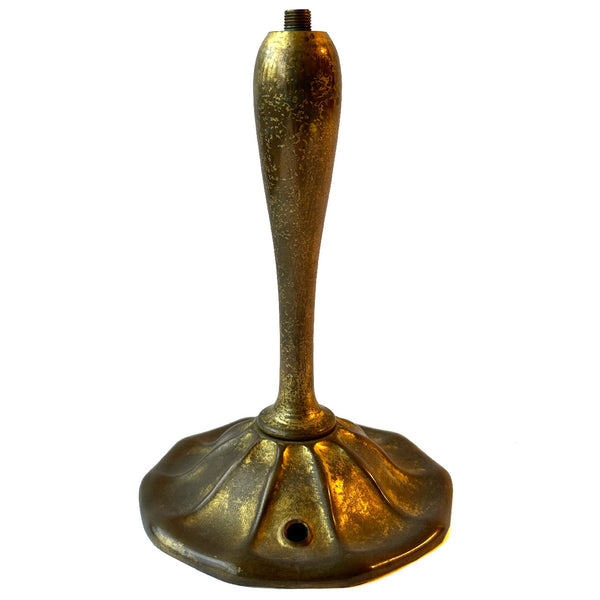 Small American Louis C. Tiffany Furnaces Bronze Dore Table Lamp Base
