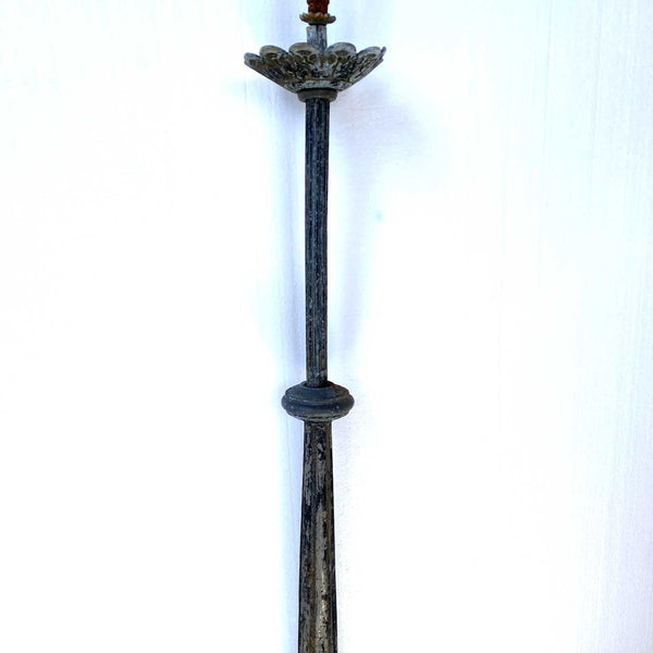 Pair of American Colorado Victorian Zinc and Brass Gas Street Lights Components
