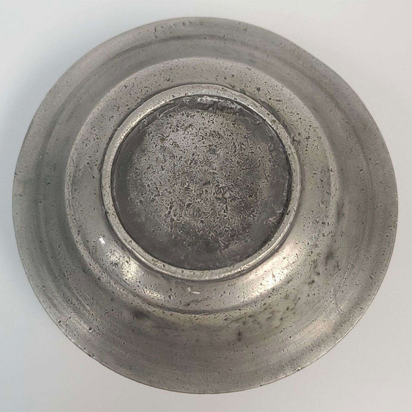 English Pewter Chamberstick Candle Holder