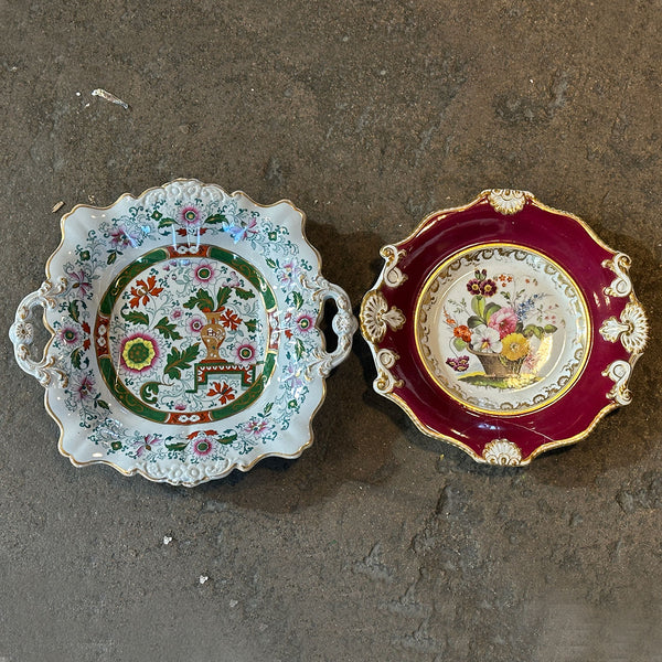 Lot 0471 | Samuel Alcock, Hicks, Meigh & Johnson, Puiforcat Porcelain Chene Royal Plates (8)