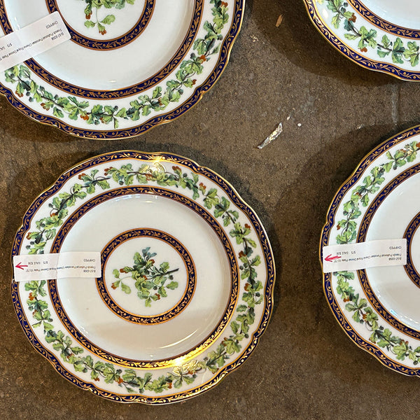 Lot 0471 | Samuel Alcock, Hicks, Meigh & Johnson, Puiforcat Porcelain Chene Royal Plates (8)