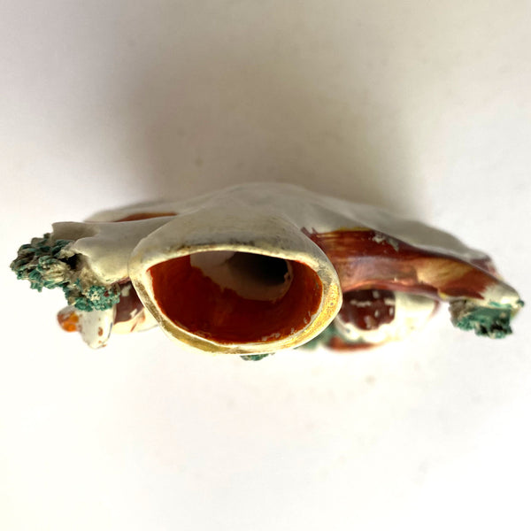 Lot 0465  | Two English Staffordshire Pottery Flatback Figural Groups of Courting Couples