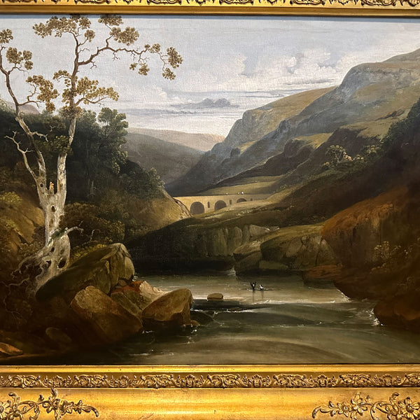 JOSHUA SHAW Oil on Canvas Painting, Arcadian Landscape