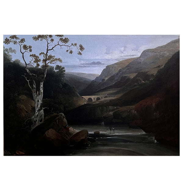 JOSHUA SHAW Oil on Canvas Painting, Arcadian Landscape