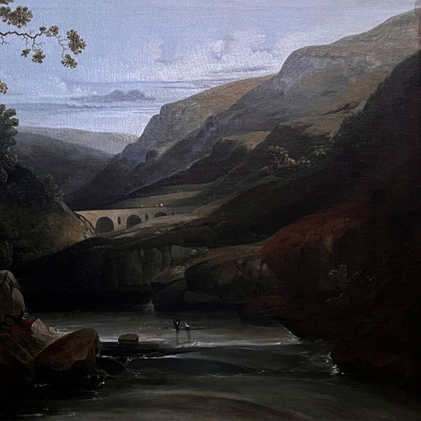 JOSHUA SHAW Oil on Canvas Painting, Arcadian Landscape