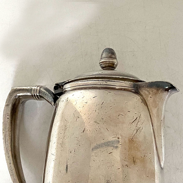 American International Silver Soldered Union Pacific Railroad Individual Tea Pot