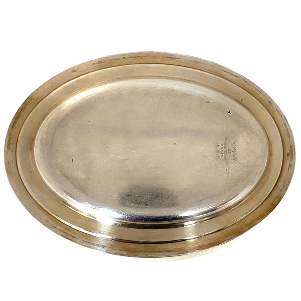 American International Silver Soldered Union Pacific Railroad Hot Food Cover and Tray