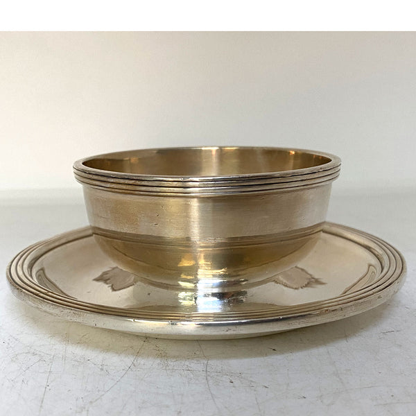 American International Silver Soldered U.P.R.R. Railway Covered Plate and Serving Bowl