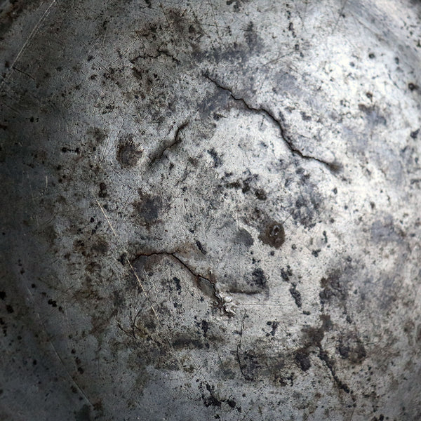 Lot 0479 | (2) Large European Pewter Incised Reeded Edge Plates