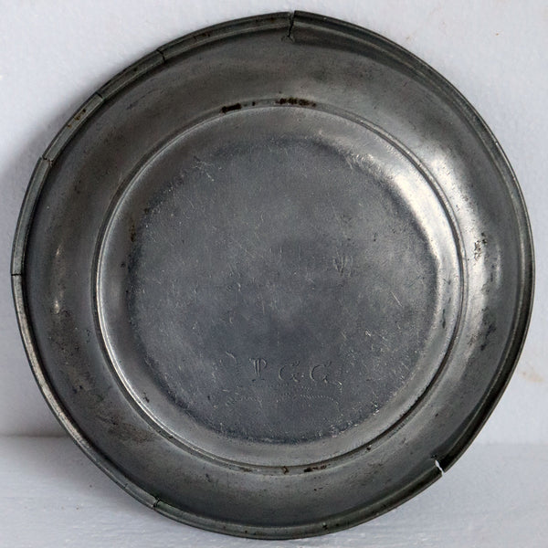 Lot 0473 | (3) Small Vintage Continental Pewter Round Wide Rim Bowls