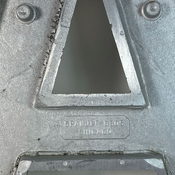 Lot 0146 | (12) Vintage American Spanjer Bros. Brushed Aluminum Letter Building Signs