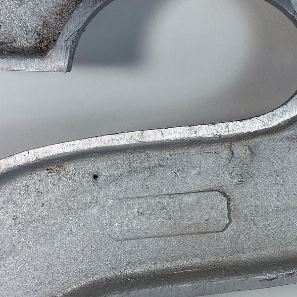 Lot 0146 | (12) Vintage American Spanjer Bros. Brushed Aluminum Letter Building Signs