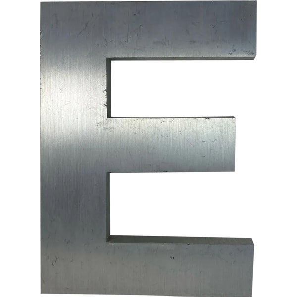 Lot 0146 | (12) Vintage American Spanjer Bros. Brushed Aluminum Letter Building Signs