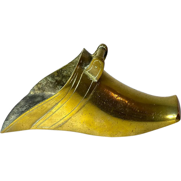 Single Spanish Colonial Brass Horse Stirrup