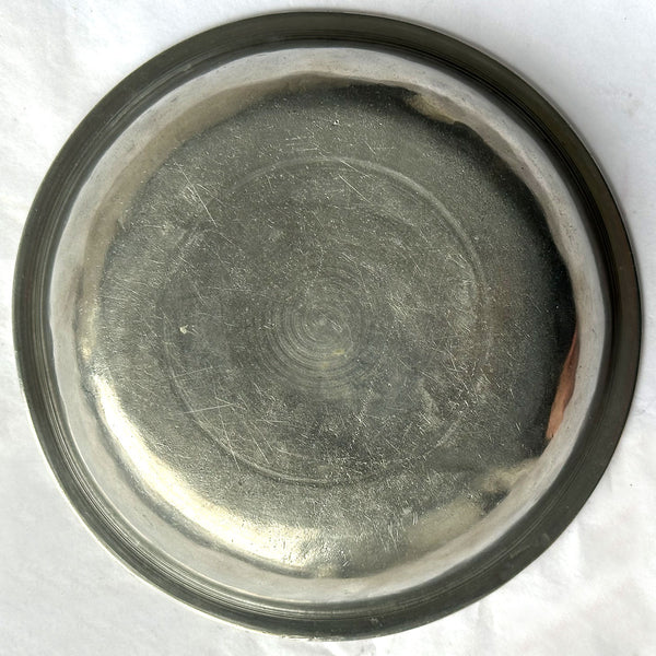 Lot 0473 | (3) Small Vintage Continental Pewter Round Wide Rim Bowls