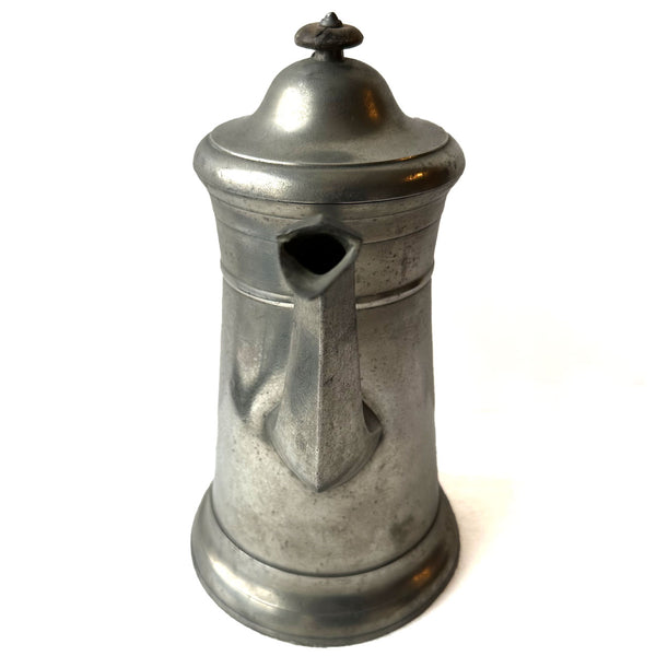 Lot 0387 | American Pewter Tea and Coffee Pots (3 pieces)