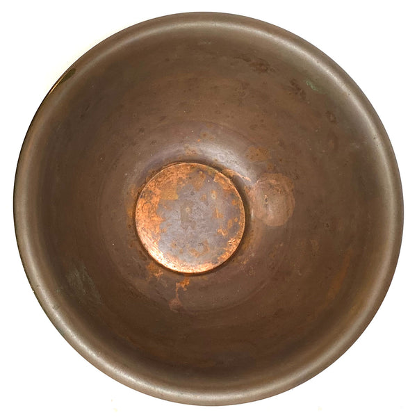 American Roycroft Arts & Crafts Brass and Copper Fruit Bowl