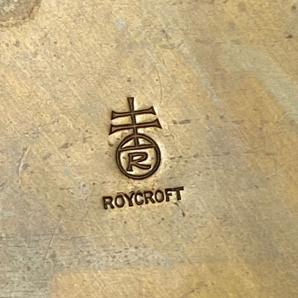 American Roycroft Arts & Crafts Brass and Copper Fruit Bowl