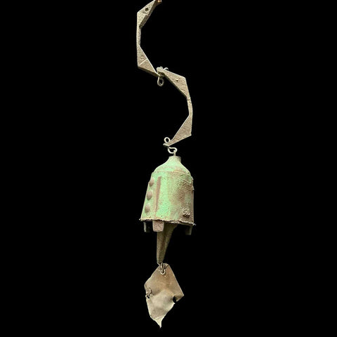 [RESERVED] American PAOLO SOLERI Verdigris Bronze Wind Chime