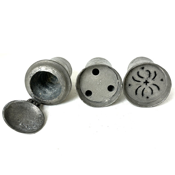 French Pewter Standish Inkwell