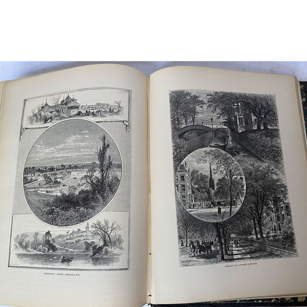 Assembled Set Two Volumes: Picturesque America by Editor William Cullen Bryant