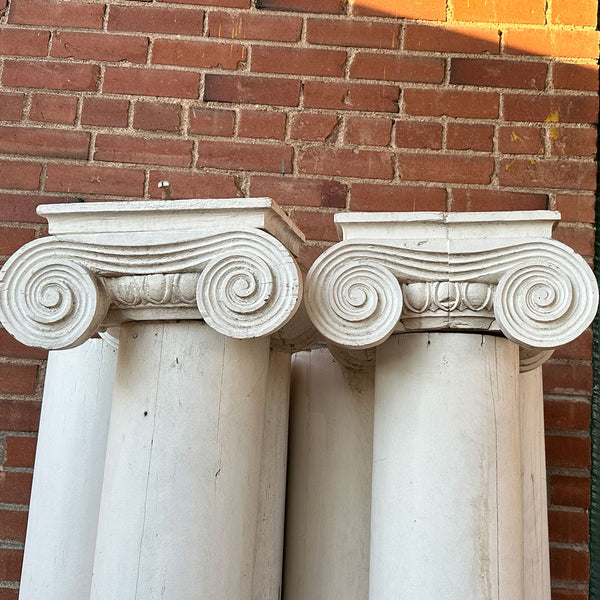 Lot 0322 | (6) American Denver Neoclassical White Painted Pine Architectural Columns