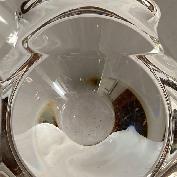 Vintage American Steuben Glass Footed Center Bowl