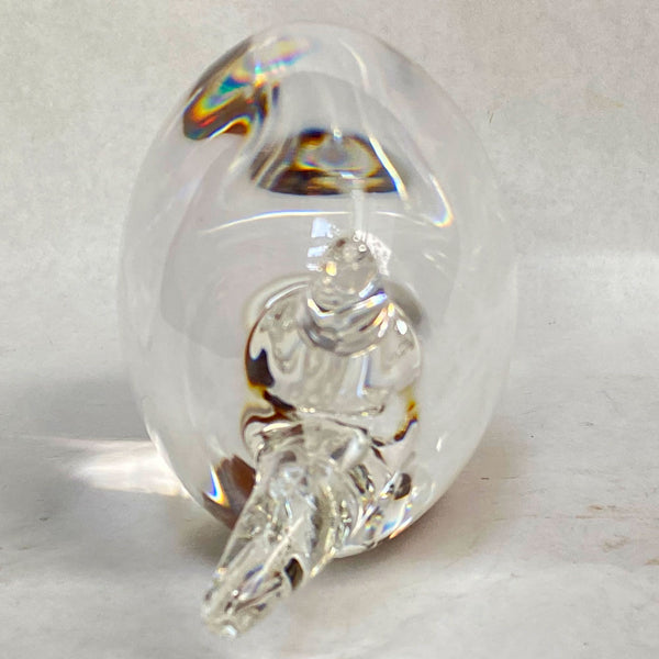Large Vintage American George L. Thompson for Steuben Crystal Fish