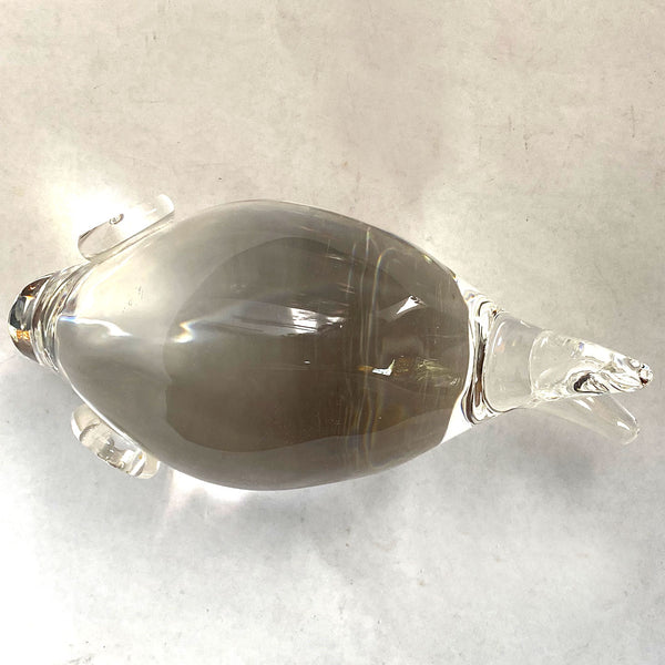 Large Vintage American George L. Thompson for Steuben Crystal Fish