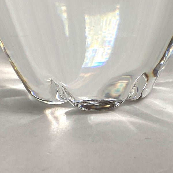 Vintage American Angus McDougall for Steuben Crystal Apple Paperweight