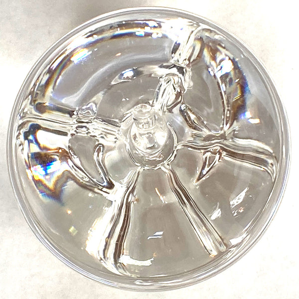 Vintage American Angus McDougall for Steuben Crystal Apple Paperweight