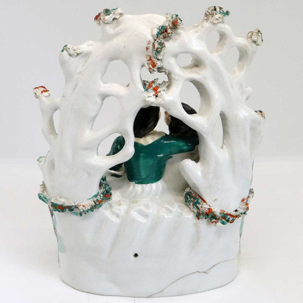 Lot 0467 | Two English Staffordshire Pottery Flatback Figural Groups