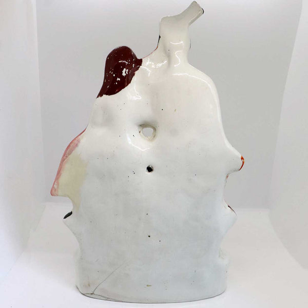 Lot 0468 |  2 English Staffordshire Pottery Flatback Figural Groups, Highland Jessie and Romantic Couple