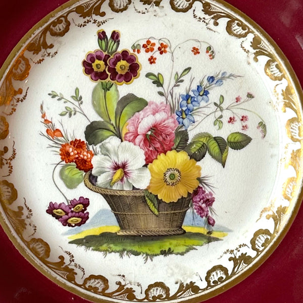 Lot 0471 | Samuel Alcock, Hicks, Meigh & Johnson, Puiforcat Porcelain Chene Royal Plates (8)
