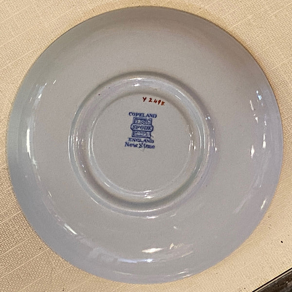 Lot 0464 | Set 10 English Copeland Spode New Stone Gloucester Armorial Cups and Saucers (23 pieces)