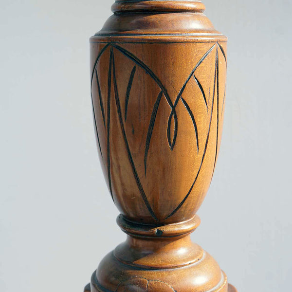 American Cherrywood Tilt-Top Candle Stand Round Side Table