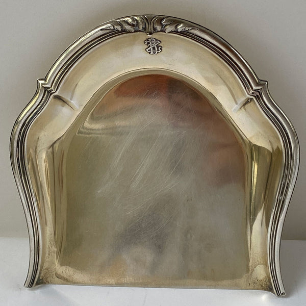 French Gustave Keller Boettcher Estate Gilt Silver Crumber / Butler's Crumb Tray
