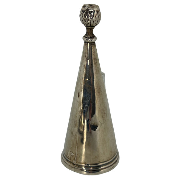 English Georgian T. J. & N. Creswick Sterling Silver Chamberstick and Snuffer