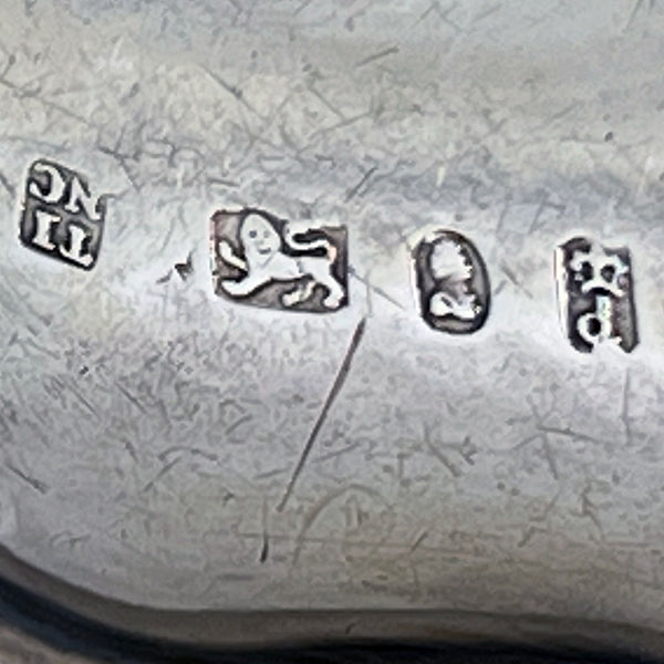 English Georgian T. J. & N. Creswick Sterling Silver Chamberstick and Snuffer