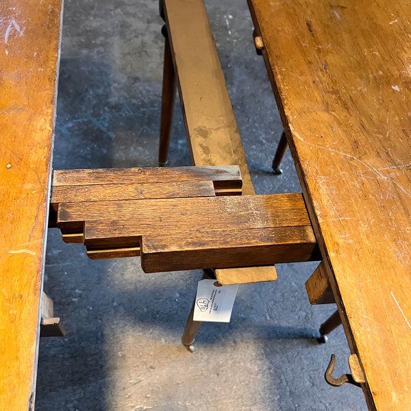 French Provincial Pale Walnut Oval Extending Drop-Leaf Table