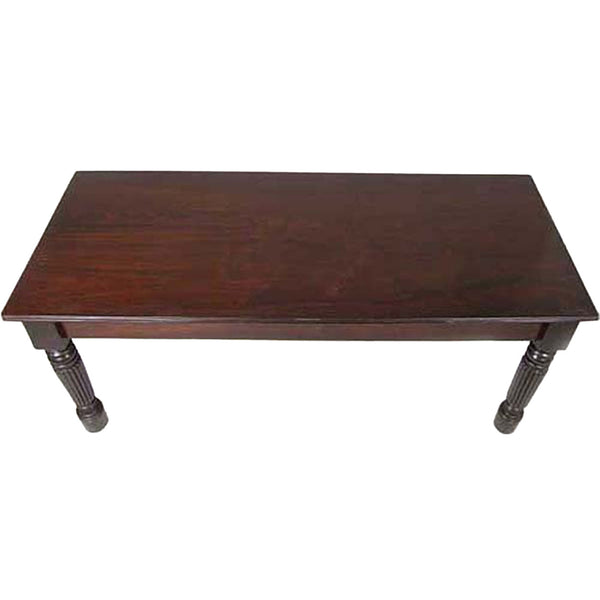 Large Anglo Indian Rosewood Rectangular Dining / Library Table