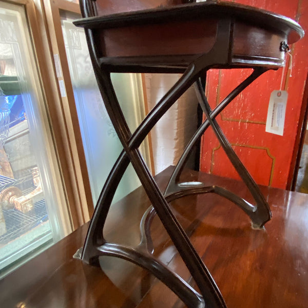 French LOUIS MAJORELLE Art Nouveau Marquetry Mahogany Secrétaire Desk