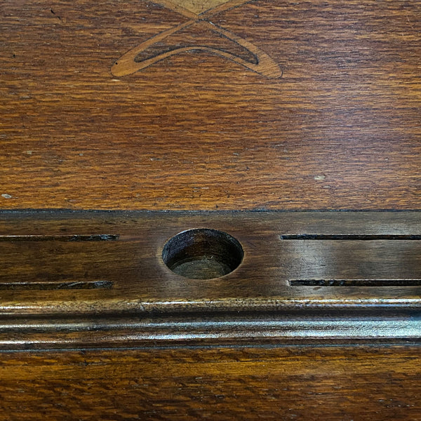 French LOUIS MAJORELLE Art Nouveau Marquetry Mahogany Secrétaire Desk