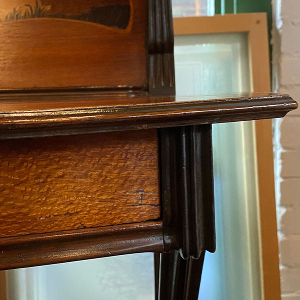 French LOUIS MAJORELLE Art Nouveau Marquetry Mahogany Secrétaire Desk