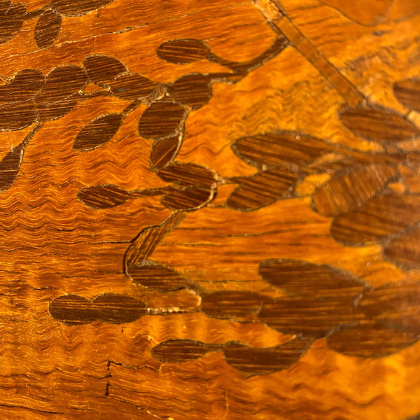 French LOUIS MAJORELLE Art Nouveau Marquetry Mahogany Desk (Escritoire)