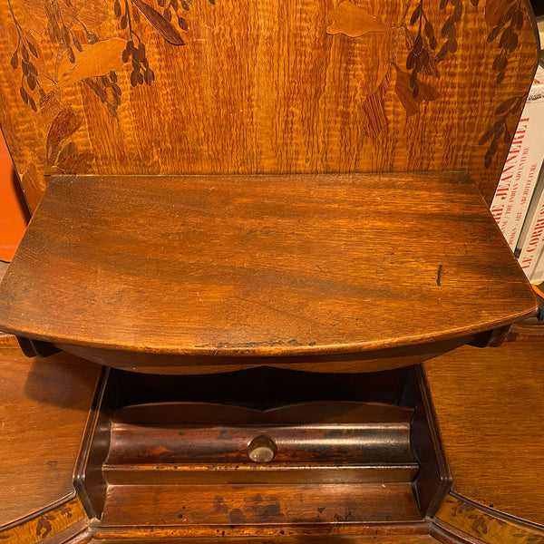 French LOUIS MAJORELLE Art Nouveau Marquetry Mahogany Desk (Escritoire)