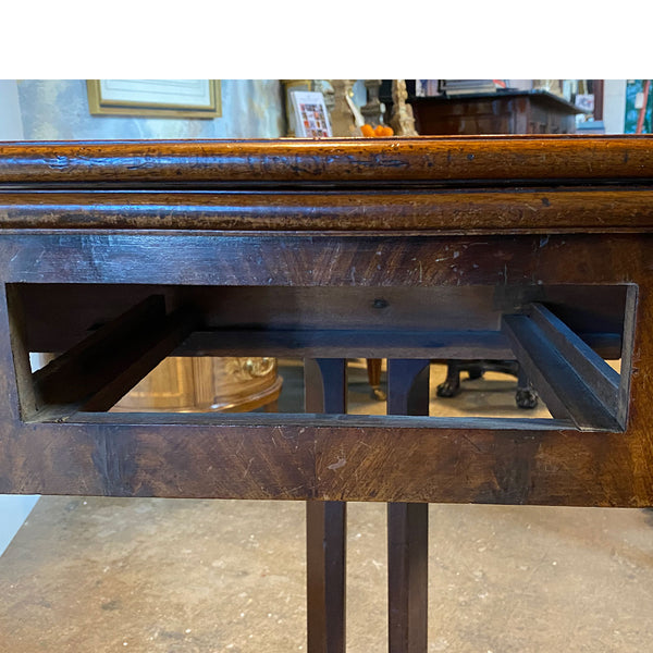 English George III Mahogany Fold-Over Tea Table