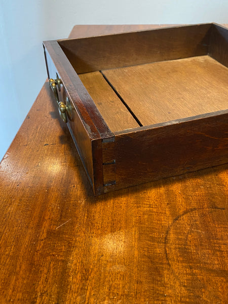 English George III Mahogany Fold-Over Tea Table